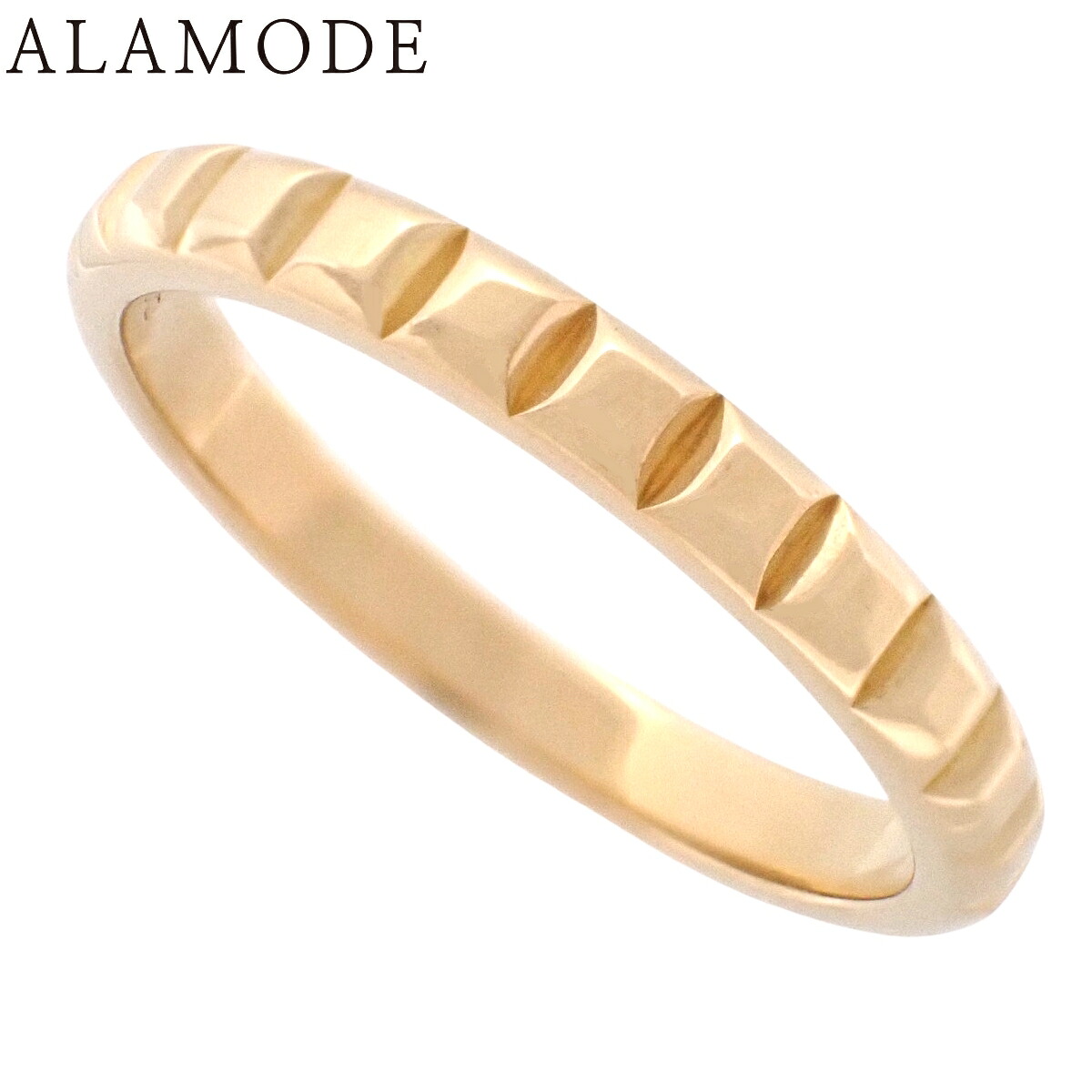 Boucheron(ブシュロン) キャトル クル ド パリ リング イエローゴールド K18YG 16(56)号 3.7g 指輪 アクセサリー ジュエリー ゴールド金 メンズ 40802176659【中古】【アラモード】