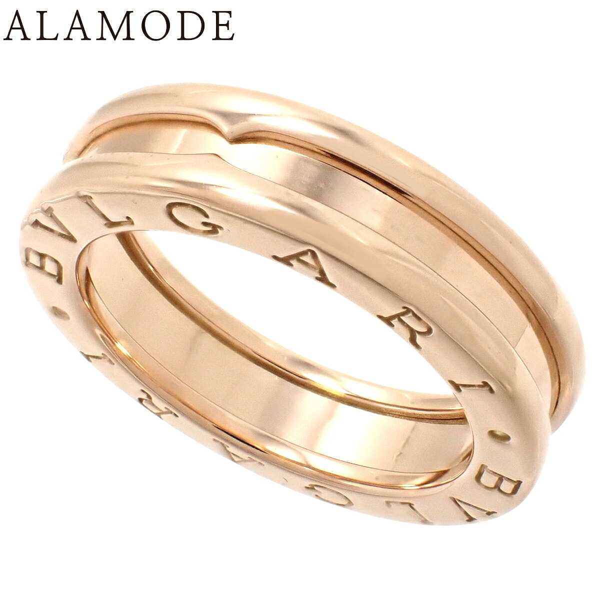 BVLGARI(ブルガリ) ビーゼロワン ビー・ゼロワン リング XS 336003 ピンクゴールド K18PG 49 6.0g 指輪 アクセサリー ジュエリー B-Zero1 ピンクゴールド レディース 40802179095【中古】【アラモード】