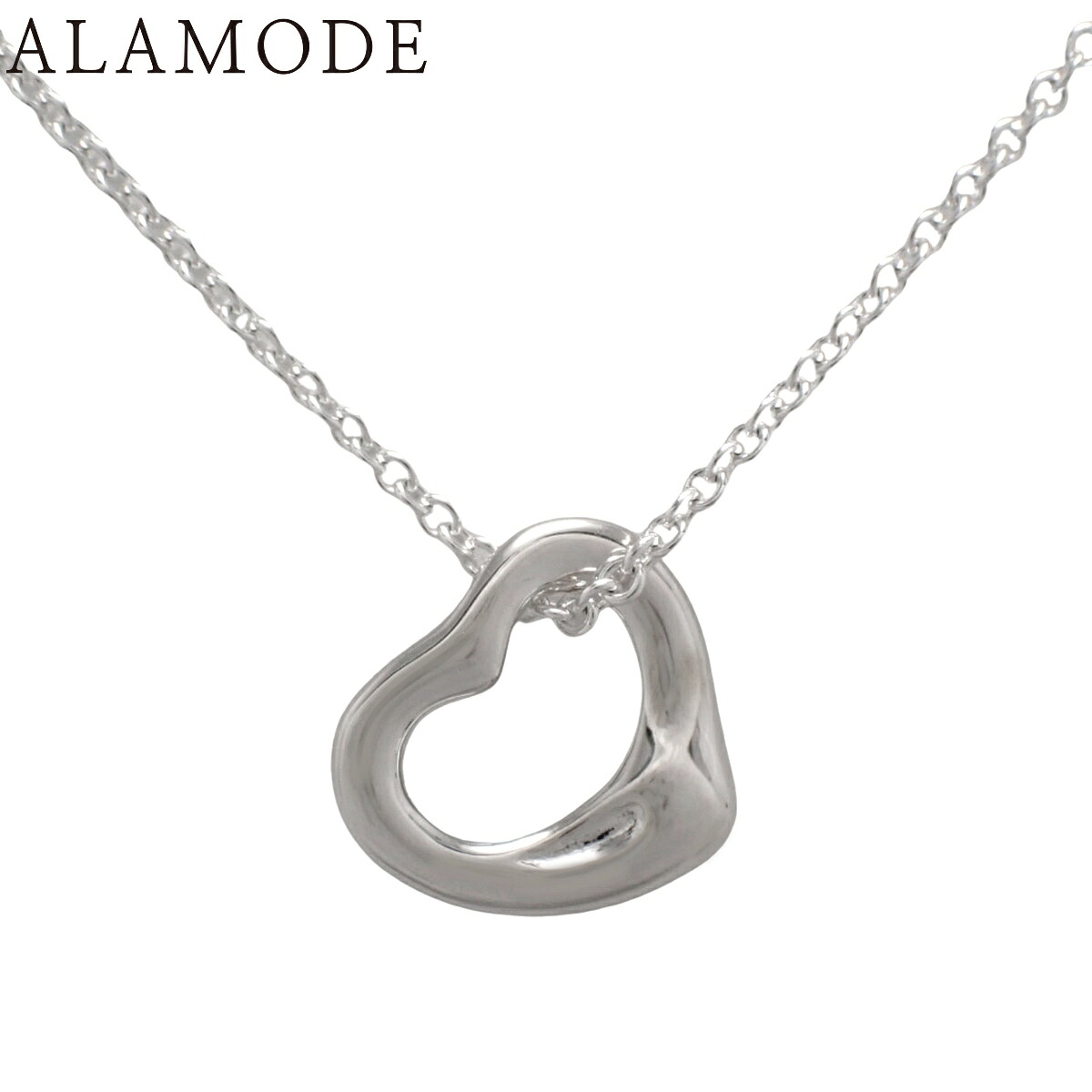 TIFFANY&Co.(ティファニー) エルサ・ペレッティ オープン ハート ペンダント 60020368 シルバー SV925 ネックレス ジュエリー アクセサリー シルバー銀 レディース 40802181525【中古】【アラモード】
