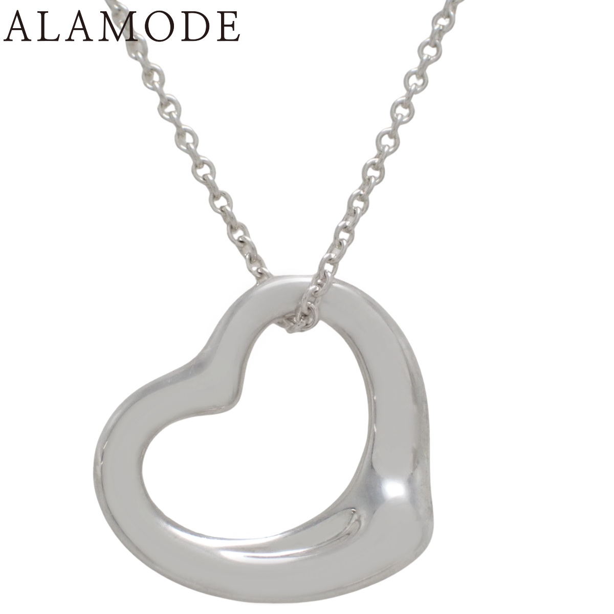 TIFFANY&Co.(ティファニー) エルサ・ペレッティ オープンハート ペンダント 60020474 シルバー SV925 7.0g ネックレス アクセサリー ジュエリー シルバー銀 レディース 40802180344【中古】【アラモード】 16,600円
