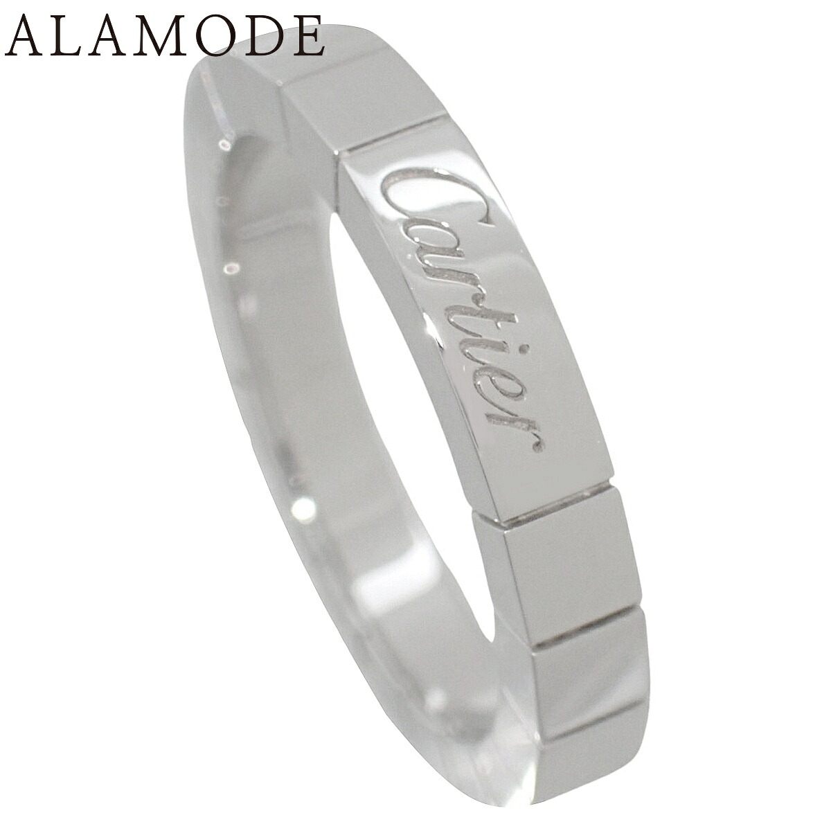 【保証書付】CARTIER(カルティエ) ラニエール リング B4045050 ホワイトゴールド K18WG 50 6.1g 指輪 アクセサリー ジュエリー レディース 40802183210【中古】【アラモード】