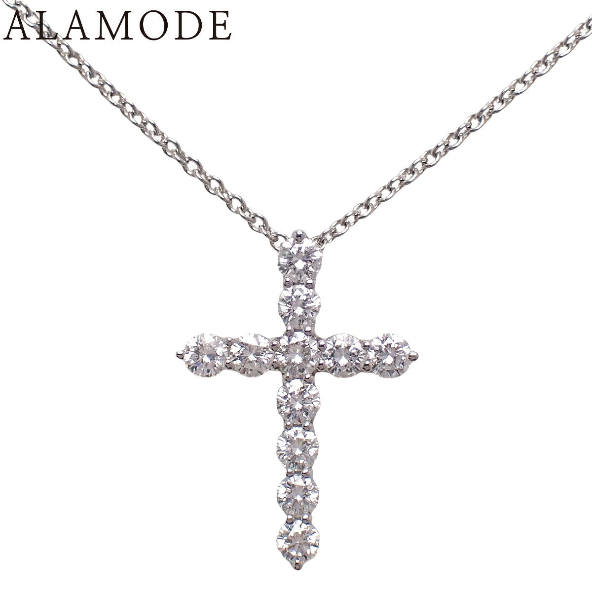 TIFFANY&Co.(ティファニー) クロス ペンダント ダイヤモンド 60007429 プラチナ Pt950 3.6g ネックレス レディース 40802184234【中古】【アラモード】