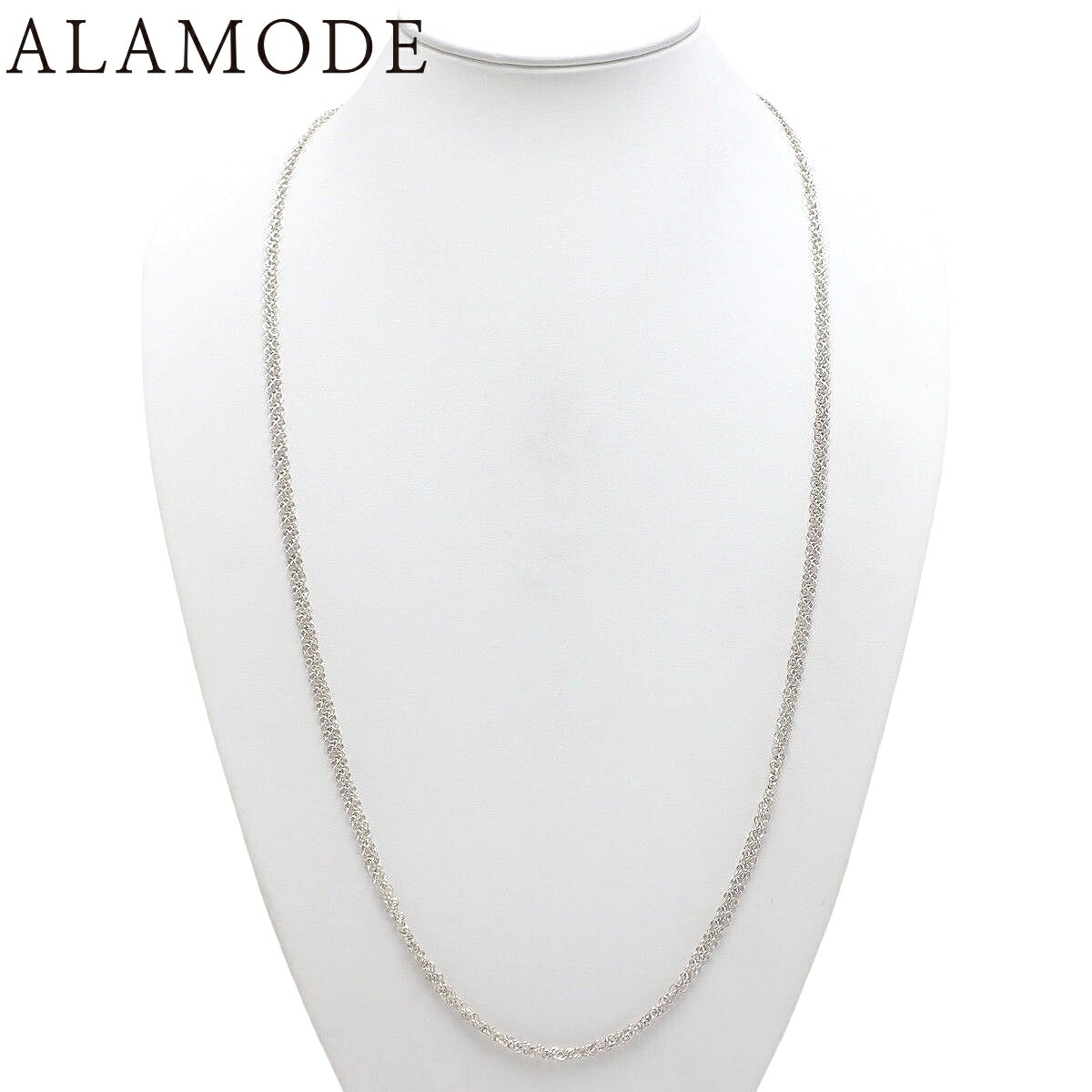 TIFFANY&Co.(ティファニー) エルサ・ペレッティ サマセットメッシュ ロング ネックレス シルバー SV925 アクセサリー ジュエリー 銀 レディース 40802180355【中古】【アラモード】