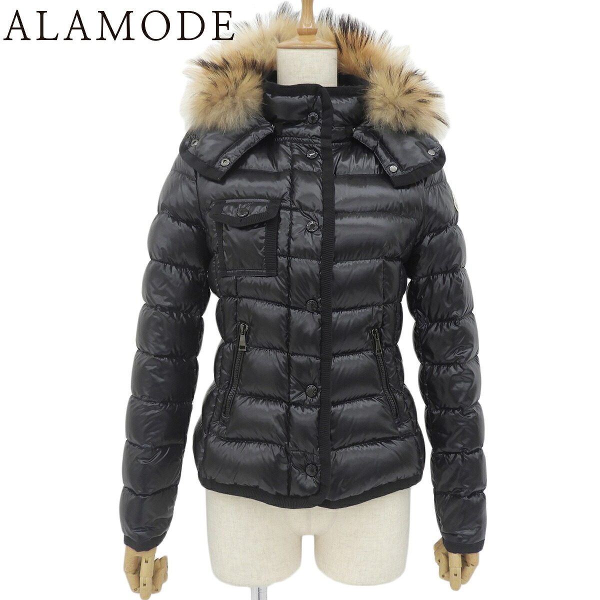 MONCLER(モンクレール) ARMOISE ダウンジャケット ダウン/ファージャケット 2018年 アパレル ファッション アウター ナイロン ブラック黒 D20934531015 68950 レディース 40802186061【中古】【アラモード】