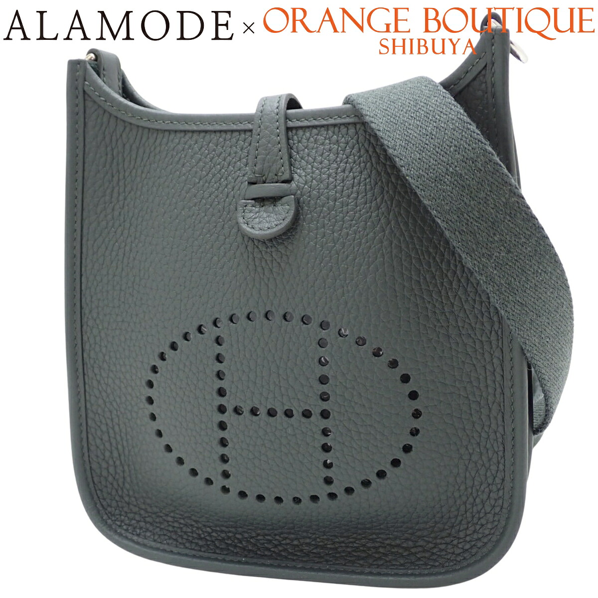 HERMES(エルメス) エヴリン アマゾンTPM ヴェールマングローブ グレー トリヨンクレマンス パラジウム金具 シルバー金具 K刻印 ショルダーバッグ エブリン 肩掛け 斜め掛け レディース 40802187266【中古】【アラモード】|ALAMODE