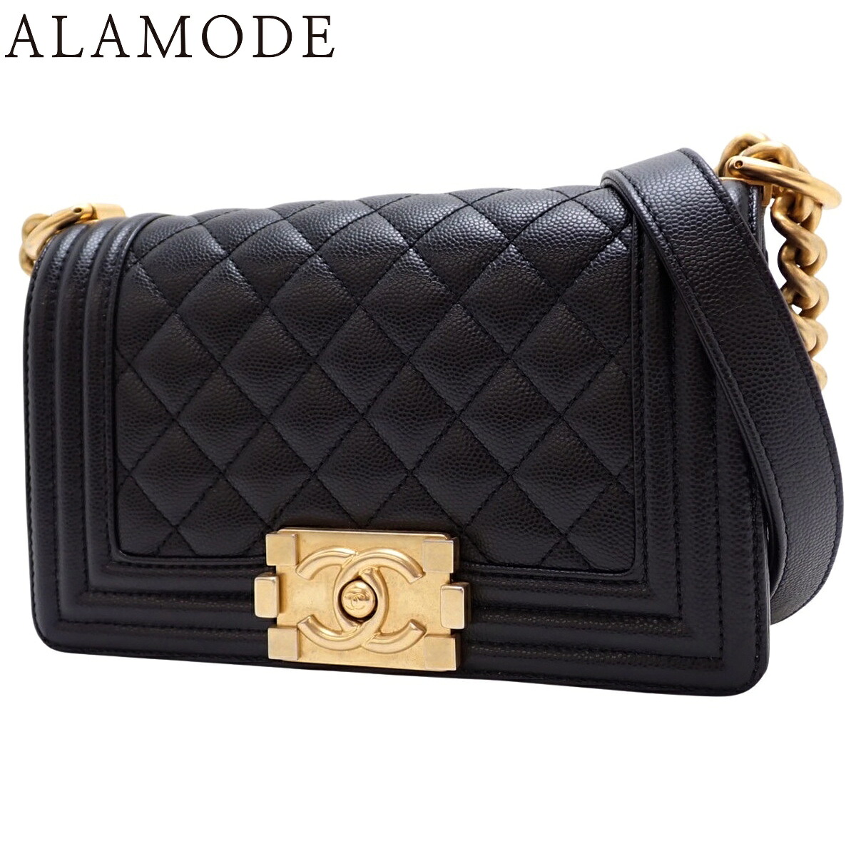 新品同様シャネル CHANEL ボーイシャネル スモール ハンドバッグ 
