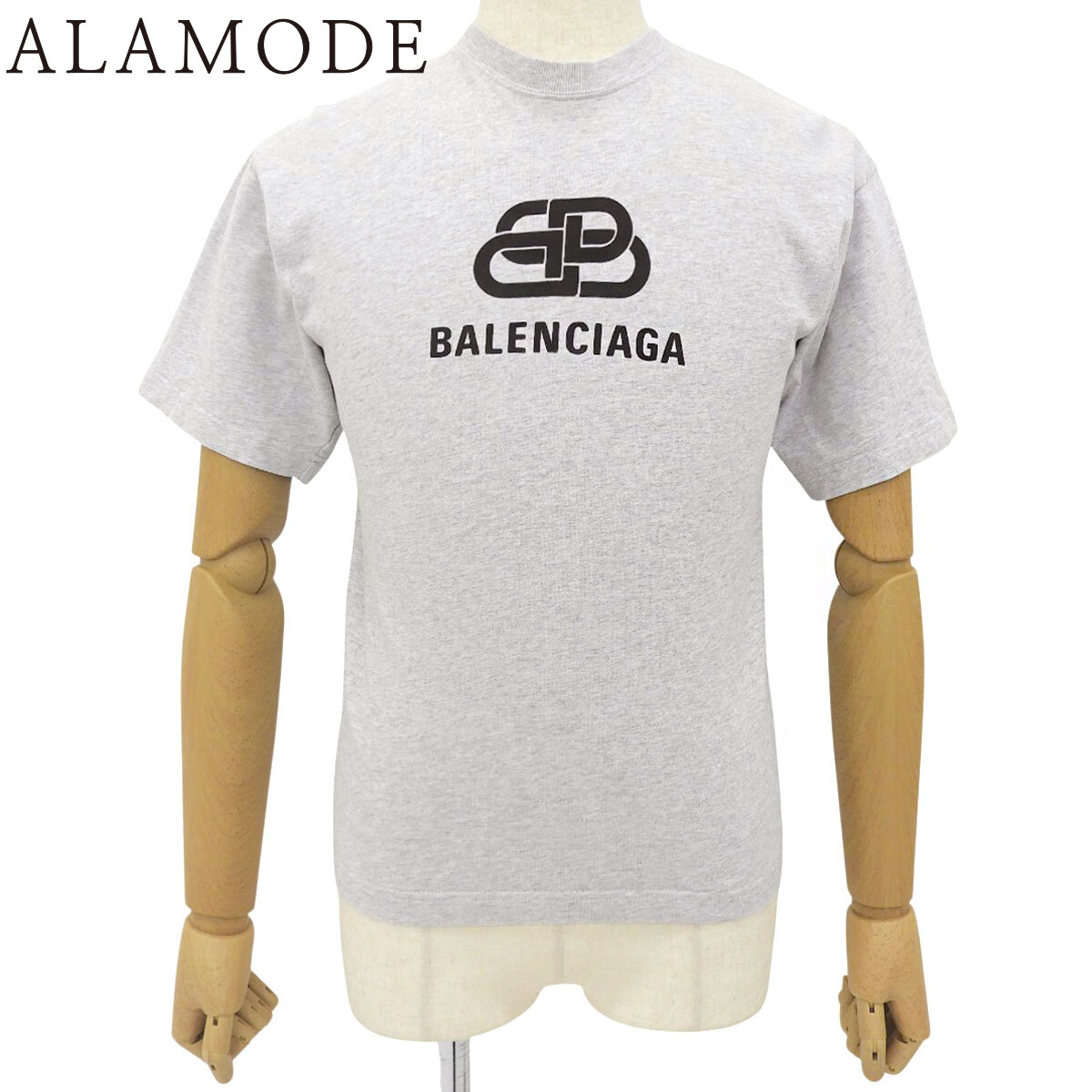 BALENCIAGA(バレンシアガ) BBロゴタイプ プルオーバー プルオーバー 2019年 御召しもの 流行り物 御召しもの XS 綿織物 薄墨色 黒いこと黒 メンズ 40802186667【中古】【アラモード】