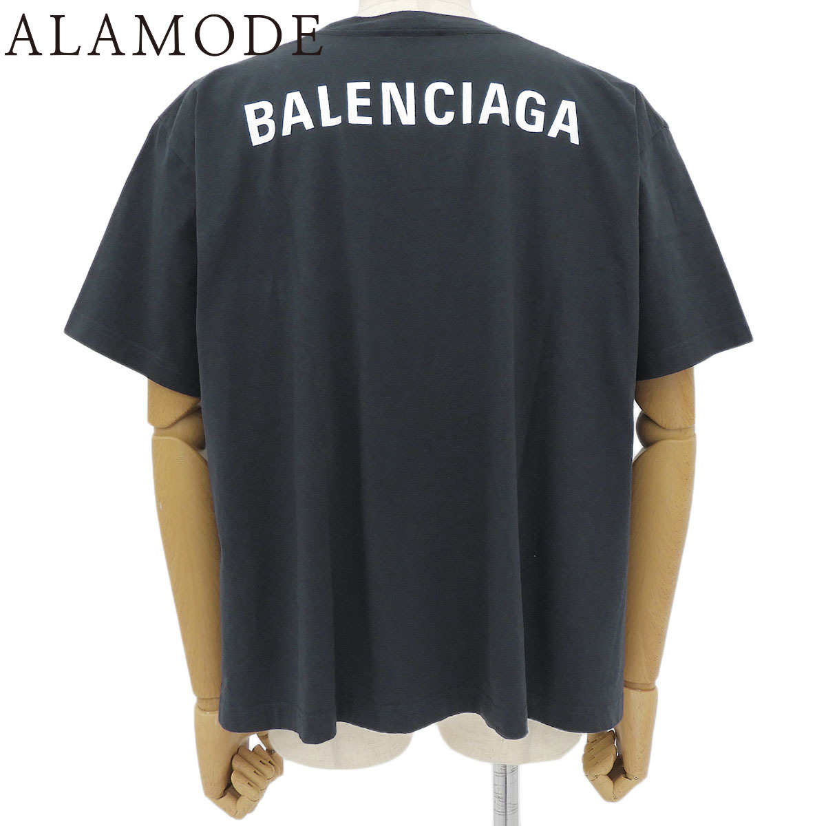 BALENCIAGA(バレンシアガ) ロゴタイプ プルオーバー プルオーバー 2019年 お召しもの 流行り物 半袖 S 綿織物 米国海軍紺 白いこと白 578124 メンズ 41100108291【中古】【アラモード】