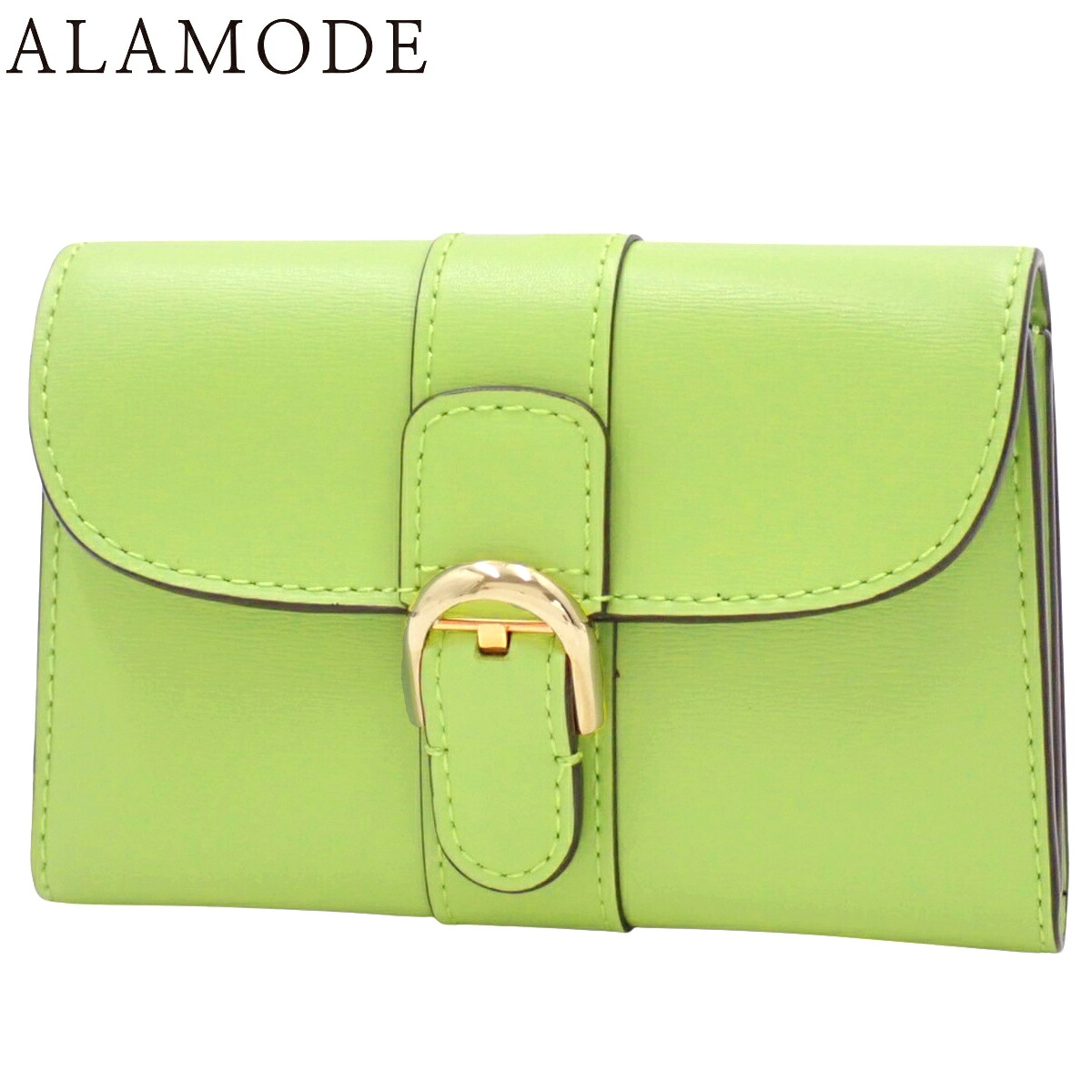 DELVAUX(デルヴォー) ブリヨンカードケース 歌留多容れもの/通行手形容れもの 歌留多保持者 名刺入れ 釣り銭入れ ミニ金入れ 小物 なめし革 緑であること緑 ゴールド金具 レディース 40802188112【中古】【アラモード】