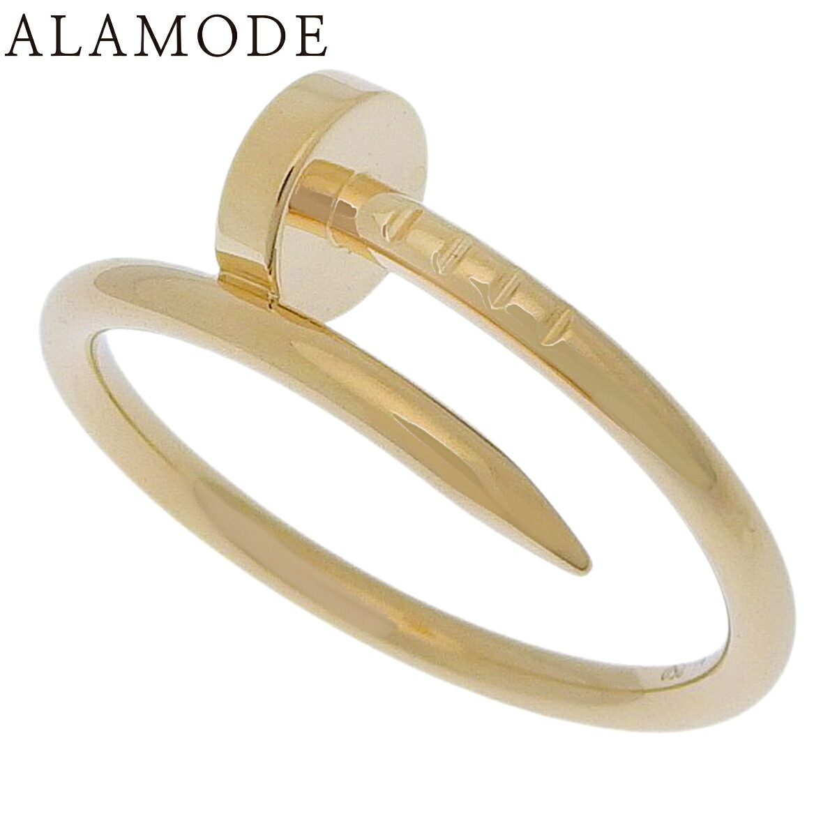 【保証書付】CARTIER(カルティエ) ジュスト アン クル リング スモールモデル CRB4225951 イエローゴールド K18YG 51 3.4g リング・指輪 アクセサリー ジュエリー ゴールド金 レディース 40802193983【中古】【アラモード】｜ALAMODE