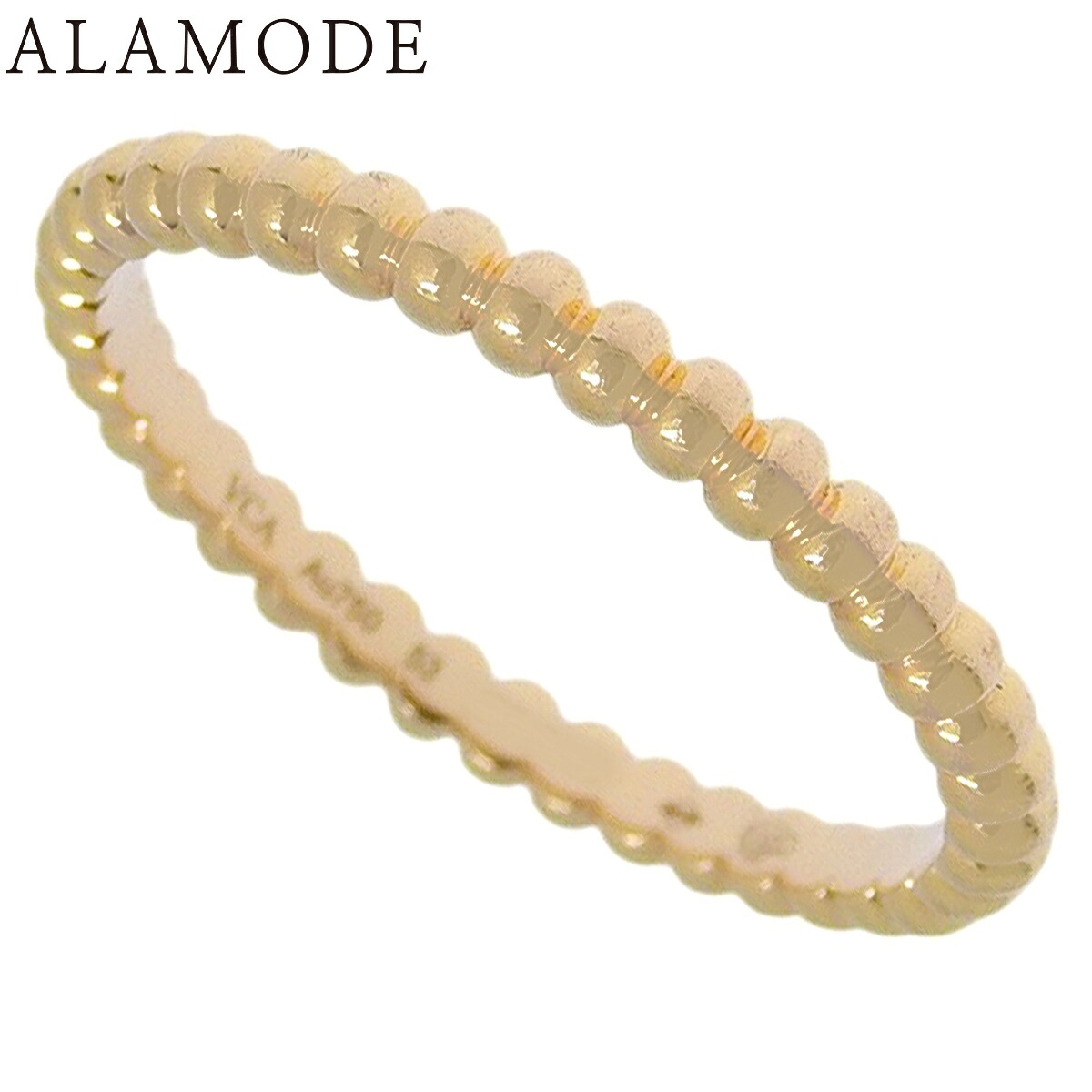 Van Cleef & Arpels(ヴァンクリーフ＆アーペル) ペルレ ゴールドパール リング スモールモデル VCARN33000 ピンクゴールド K18PG 53 2.0g リング・指輪 アクセサリー ジュエリー ピンクゴールド レディース 40802197701【中古】【アラモード】｜ALAMODE