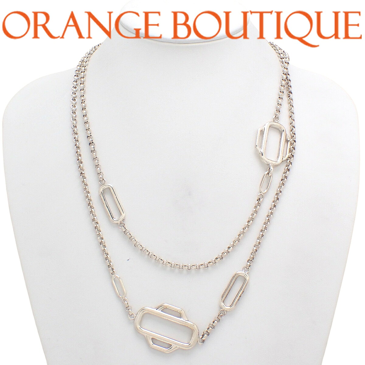 HERMES(エルメス) アトラージュ ネックレス シルバー SV925 ユニセックス 40504039830【中古】【アラモード】｜ALAMODE 92,226円