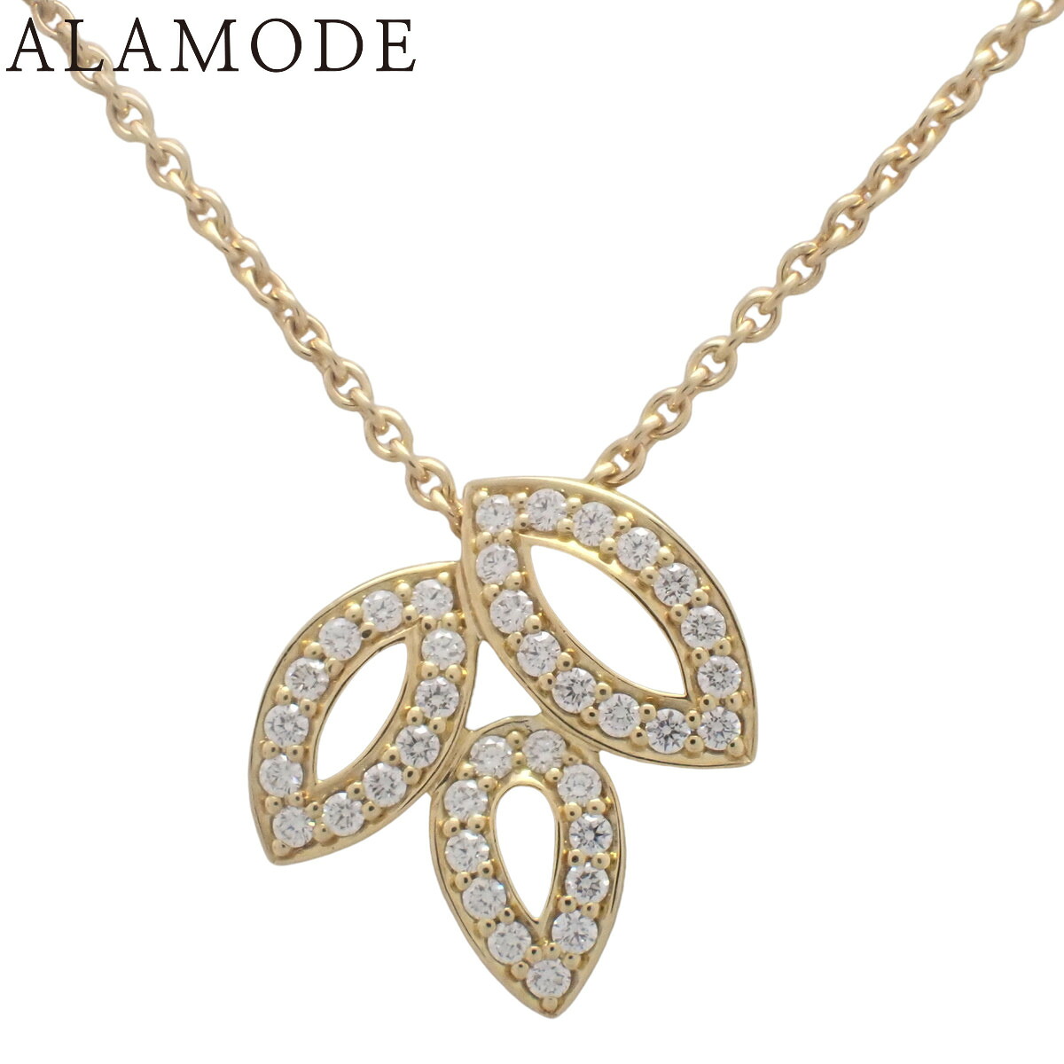 【保証書付】HARRY WINSTON(ハリーウィンストン) リリークラスター・ミニ・ペンダント ダイヤモンド PEDYSM1MLC イエローゴールド K18YG 4.4g ネックレス アクセサリー ジュエリー ゴールド金 レディース 40802203639【中古】【アラモード】|ALAMODE