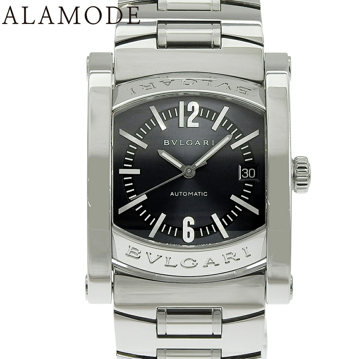 ブルガリ アショーマ AA44S SS グレー 自動巻き メンズ 41100109606【中古】【アラモード】|ALAMODE