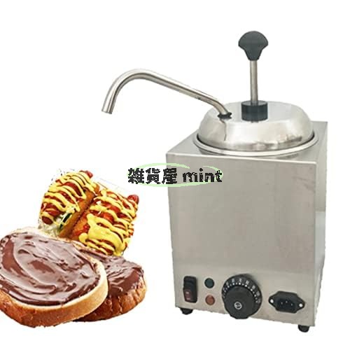 チーズウォーマーディスペンサー、800W商用チーズテンパリングマシン、多機能ソースウォーマーディスペンサー、ジャムチョコレート液体ヒーターマシン、レストラン、スナックステーション、カップケーキストア用｜ALASTIME