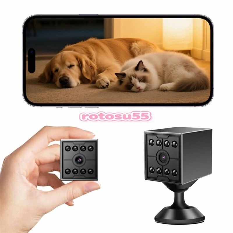 【2026年最新】【SALE！】防犯カメラ ワイヤレス WiFi 小型 監視カメラ HD高画質 130&deg;広角 IR赤外線暗視 動体検知 スマホ遠隔監視 リアルタイム通知 TFカード録画 クラウド保存 バッテリー内蔵 Type-C充電 配線不要 ペット見守り ベビーモニター 屋内 屋外 日本語説明書付き｜ALASTIME