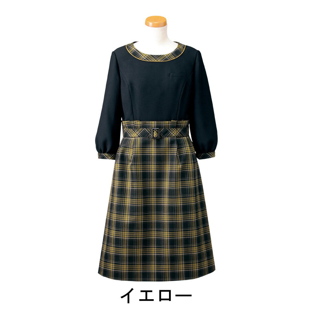 U4923ワンピース事務服ヤギ
