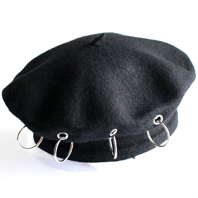 定価27,500円 ブラックサイン ホースレザー ハラコ ベレー帽 sizeM