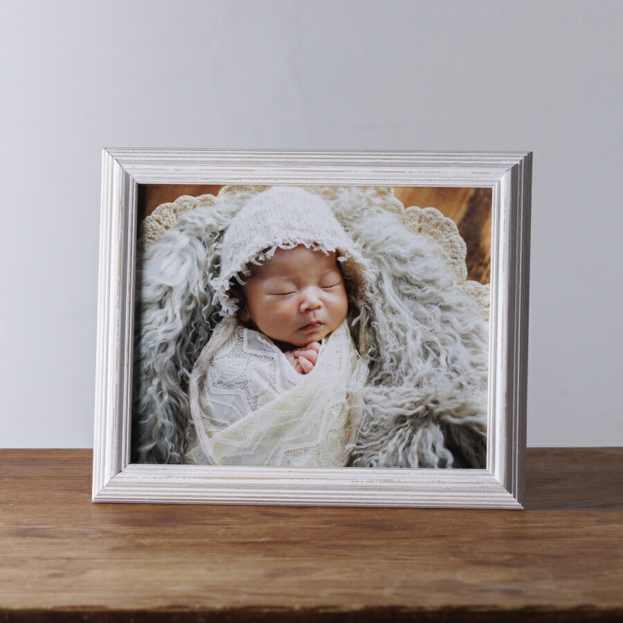 楽天市場】インチ額 ホワイト 六切・KG判対応 万丈 額縁 フォト