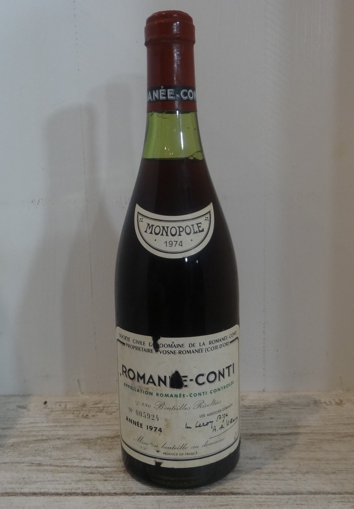 楽天市場 1974 Drcロマネコンティ Romanee Conti アルコワイン