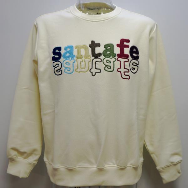 (SALE)サンタフェ・22 AW 秋冬・ロゴタイプ刺しゅう 起毛 調教師(M)(L)(LL)(3L)22-84802-001