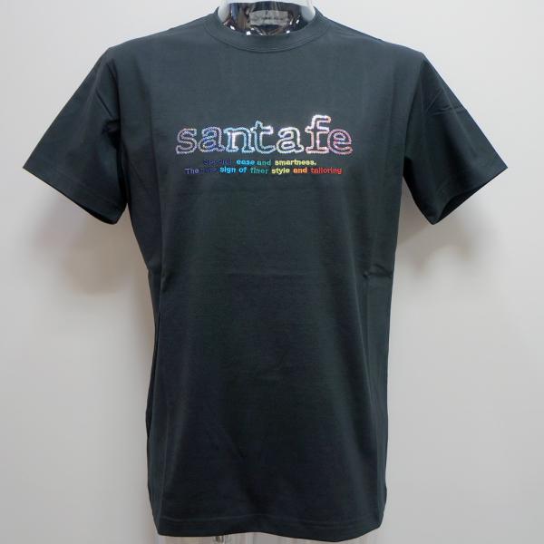 (SALE)サンタフェ・23 春夏 SS 新作・スパンコール 半袖Tシャツ(54)(4L)23-85853-019-54