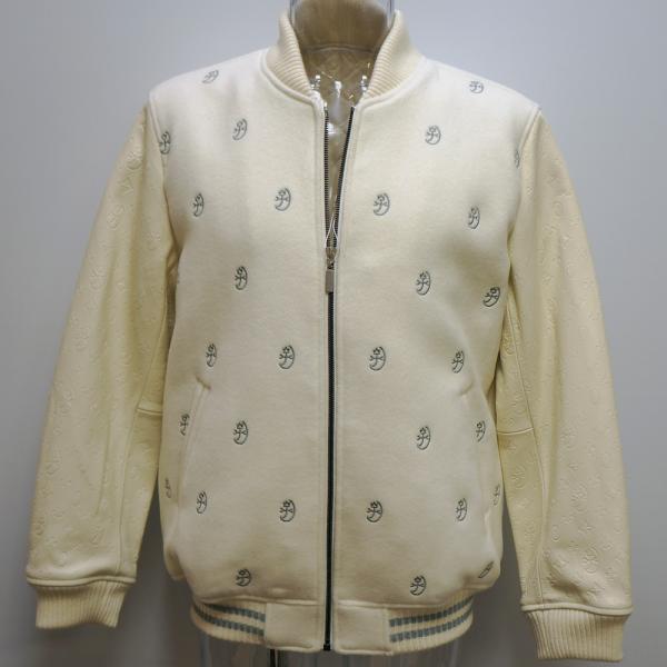 (SALE)カステルバジャック・23 秋冬 AW・新作・ウールナイロン袖革 スタジャン(L)(LL)7213312119-09｜aldo洋品店