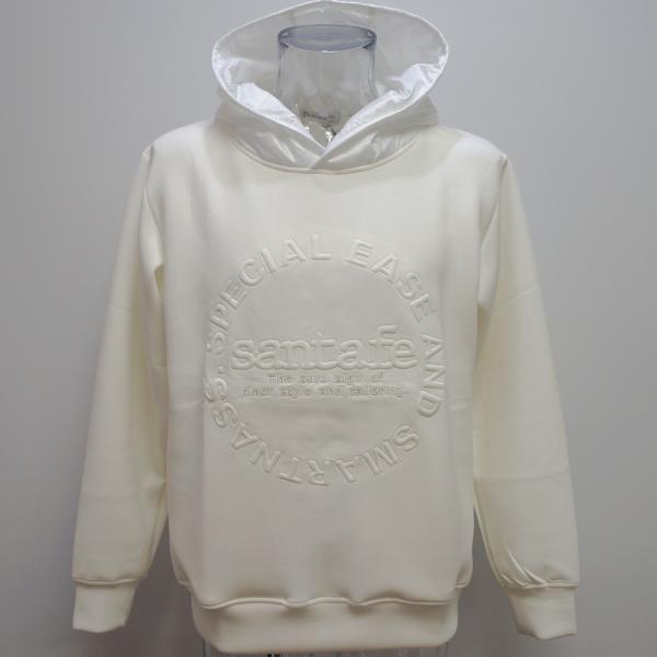 (SALE)サンタフェ・23 AW 秋冬・ダンボールニット パーカー(L)(LL)(3L)23-86412-001