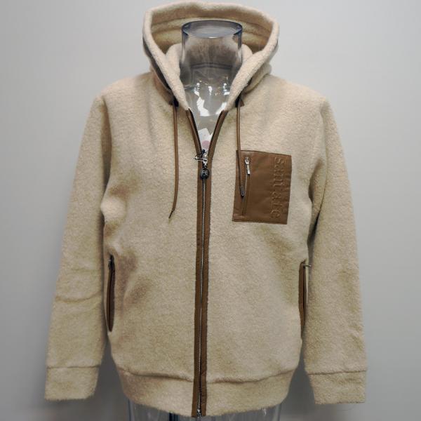 (SALE)サンタフェ・23 AW 秋冬・アンゴラパイル フルジップ パーカー(L)(LL)(3L)23-86805-052