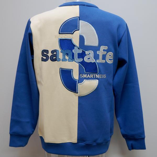 サンタフェ・24 SS 春夏・Sアップリケ 丸首 調教師(L)(LL)(3L)23-81407-093
