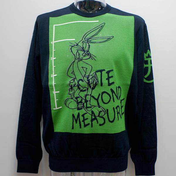 カステルバジャック・24 春夏 SS 新作・LOONEY TUNES バッグス・バニー長袖夏時スウェーター(L)(LL)7214161102-59