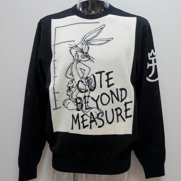 カステルバジャック・24 春夏 SS 新作・LOONEY TUNES バッグス・バニー長袖夏時スウェーター(L)(LL)7214161102-99