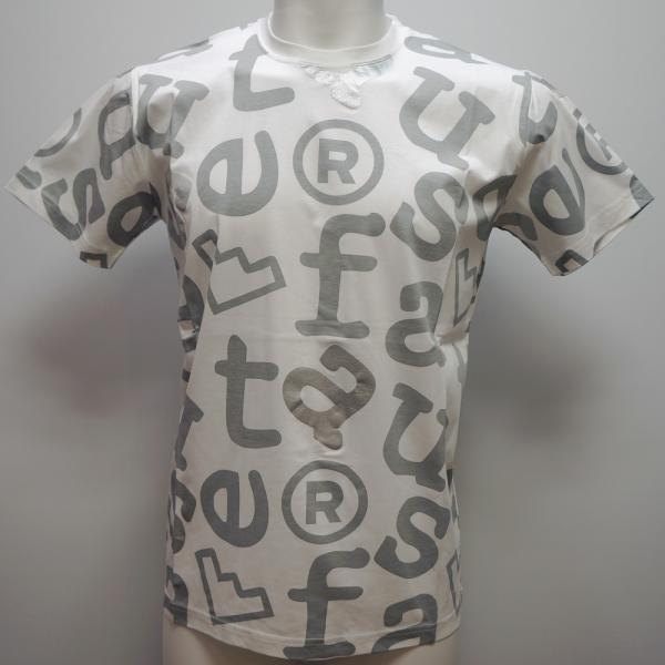 サンタフェ・26 春夏 SS 新作・コットンスムース ロゴ総柄 半袖Tシャツ(L)(LL)(3L)(4L)26-85408-002