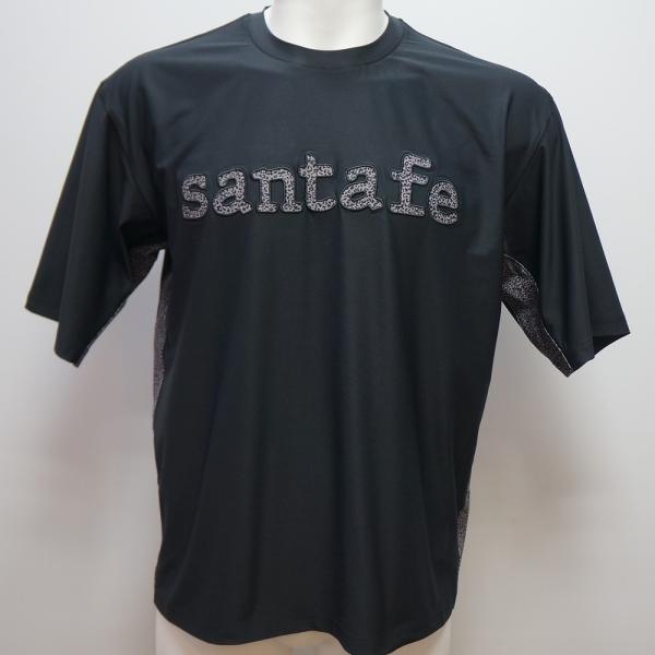 サンタフェ・26 春夏 SS 新作・ヒョウ柄切り替え オーバーサイズ 半袖Tシャツ(L)(LL)(3L)(4L)26-85416-019｜aldo洋品店