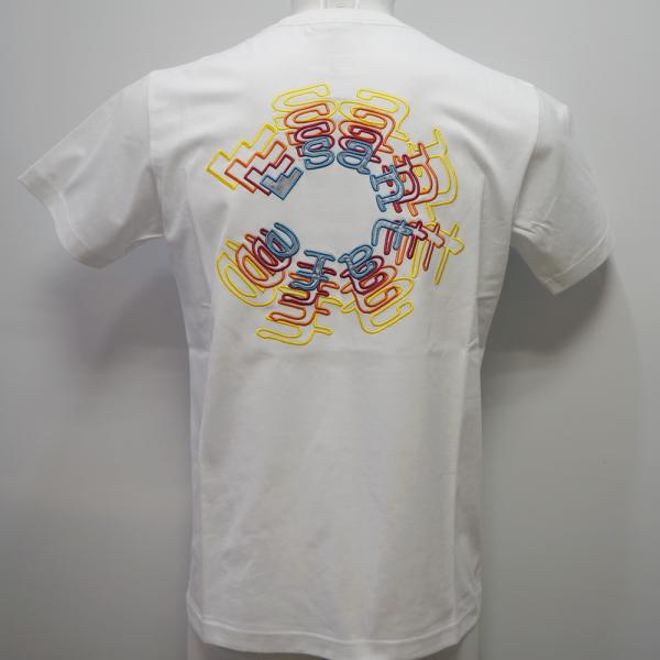 サンタフェ・26 春夏 SS 新作・バックラウンドロゴ刺繍 半袖Tシャツ(L)(LL)(3L)(4L)26-85806-001｜aldo洋品店