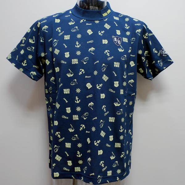シナコバ・24 春夏 SS 新作・ハイネック 半袖 Tシャツ(L)(LL)24150540-290