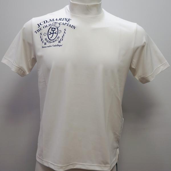 カステルバジャック スポーツ・26 春夏 SS 新作・リサイクルベア天 モックネック 半袖Tシャツ(M)(L)(LL)7236272108-01|aldo洋品店