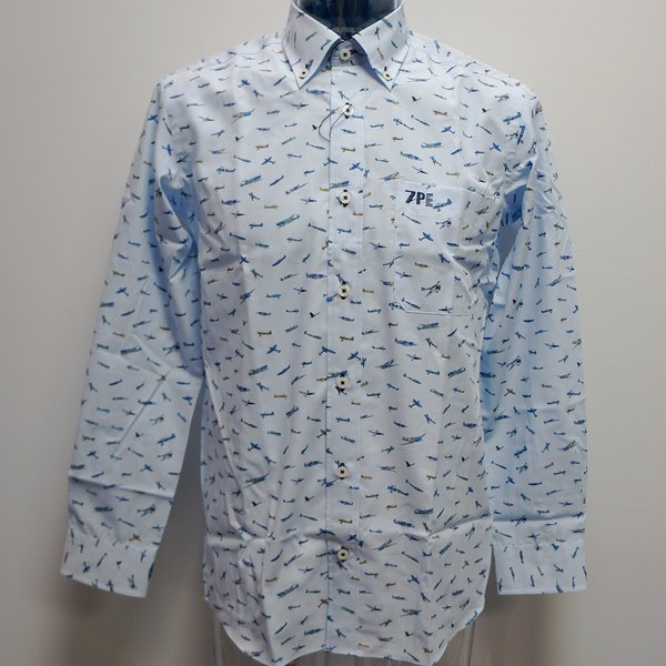 (SALE)セッテパローレ・21 春夏 SS 新作・長袖シャツ(M)(L)(LL)37860-107-53　SETTE PAROLE｜aldo洋品店