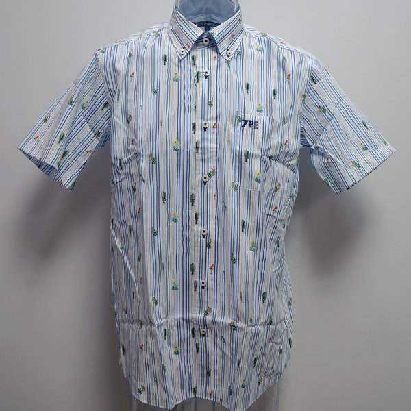 (SALE)セッテパローレ・21 春夏 SS 新作・半袖シャツ(L)(LL)37862-301-01　SETTE PAROLE