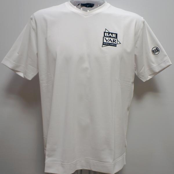 バーニヴァーノ・NEWロゴプリント ポリエステル 半袖Tシャツ(M)(L) 24 春夏 SS 新作 BSS-NTH5049-01 BARNI VARNO (M)(L)