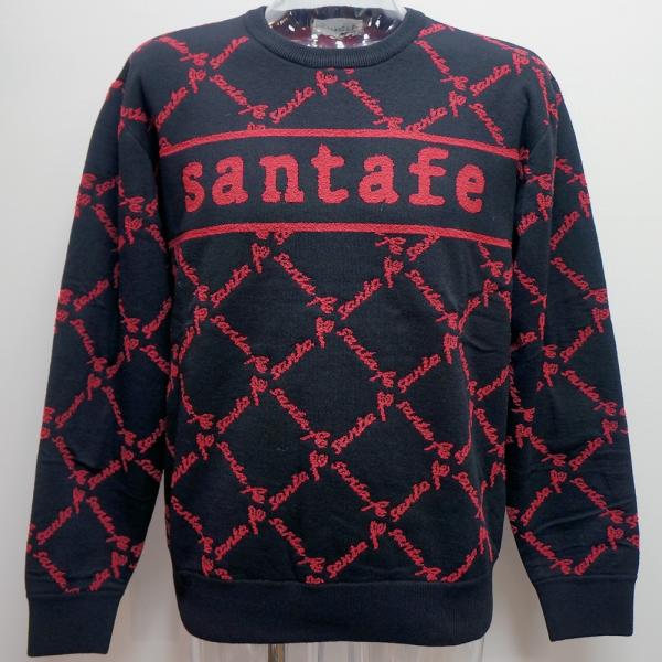 (SALE)サンタフェ・22 秋冬 AW 新作・ショッピングセンター使い走り ロゴタイプ ティーシャツ(54)(4L)22-14853-019-54 キングサイズ