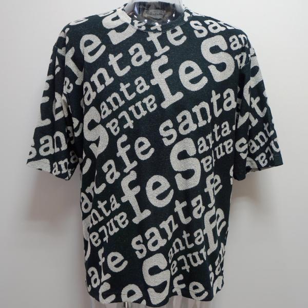 サンタフェ・24 春夏 SS 新作・ロゴタイプパイル 大層らしい大きさ 半袖 プルオーバー(L)(LL)(3L)24-81413-019