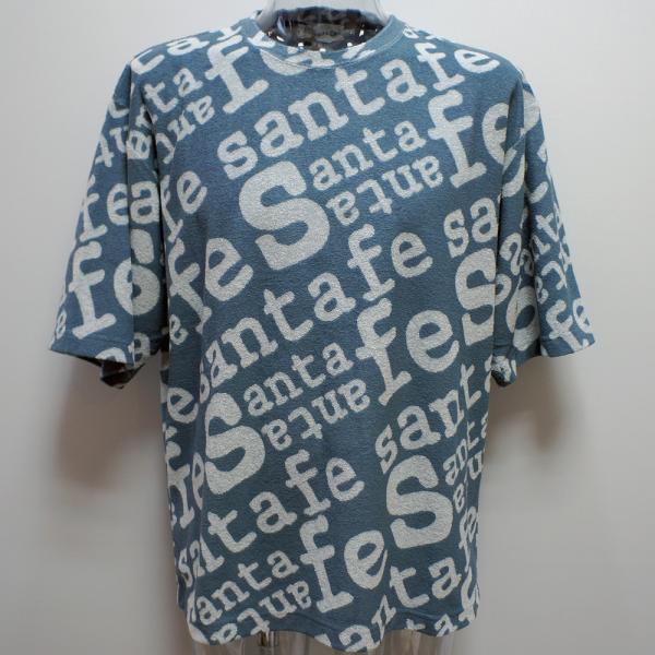 サンタフェ・24 春夏 SS 新作・ロゴパイル オーバーサイズ 半袖 Tシャツ(L)(LL)(3L)24-81413-096｜aldo洋品店