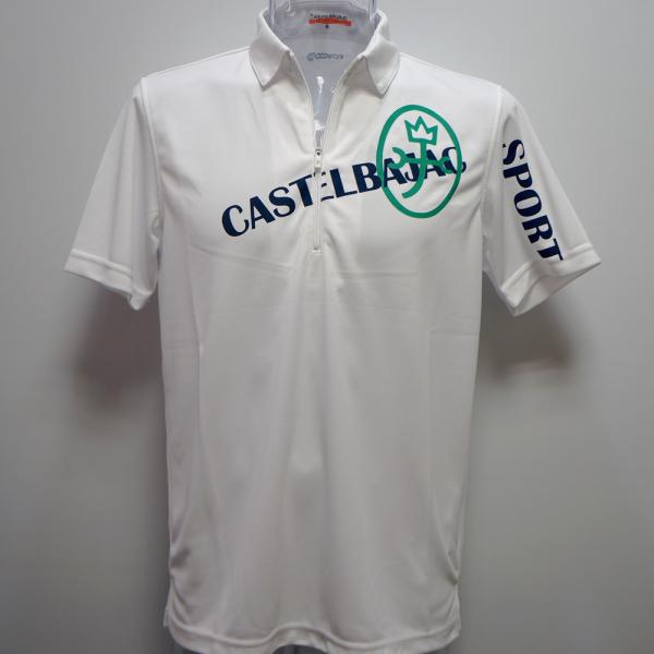 カステルバジャック 運動競技・24 春夏 SS・二分の一ZIP 半袖スポーツシャツ(M)(L)(LL)7234274107-01