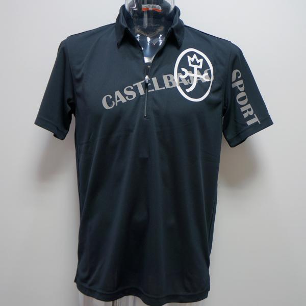 カステルバジャック スポーツ・24 春夏 SS・ハーフZIP 半袖ポロシャツ(M)(L)(LL)7234274107-99