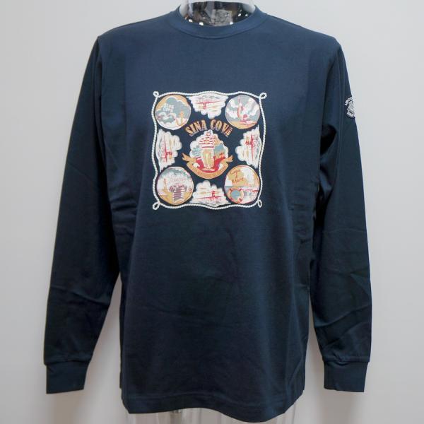 シナコバ・24 秋冬 AW 新作・長袖Tシャツ(L)(LL)24220010-290