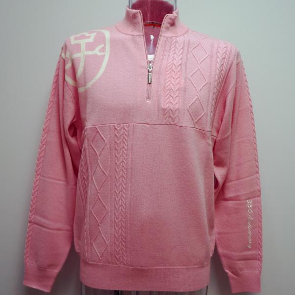 カステルバジャック スポーツ・23 秋冬 AW・新作・カシミヤ100 ZIPUP セーター(M)(L)(LL)7233361301-72