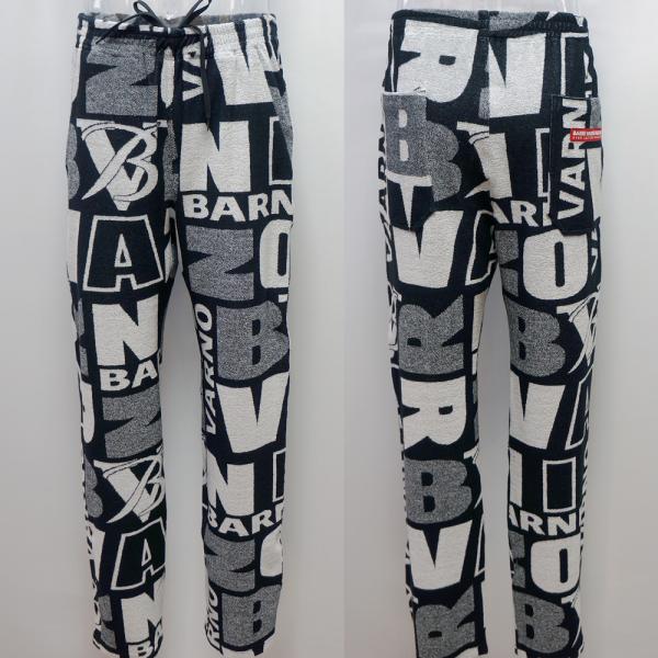 バーニヴァーノ・24 春夏 SS 新作・ロゴパイル イージーパンツ(M) BSS-NSP5060-09 BARNI VARNO (M)|aldo洋品店