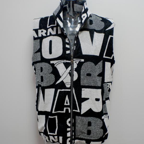 バーニヴァーノ・ロゴパイル ベスト(L) 24 春夏 SS 新作 BSS-NSV5057-09 BARNI VARNO (L)｜aldo洋品店