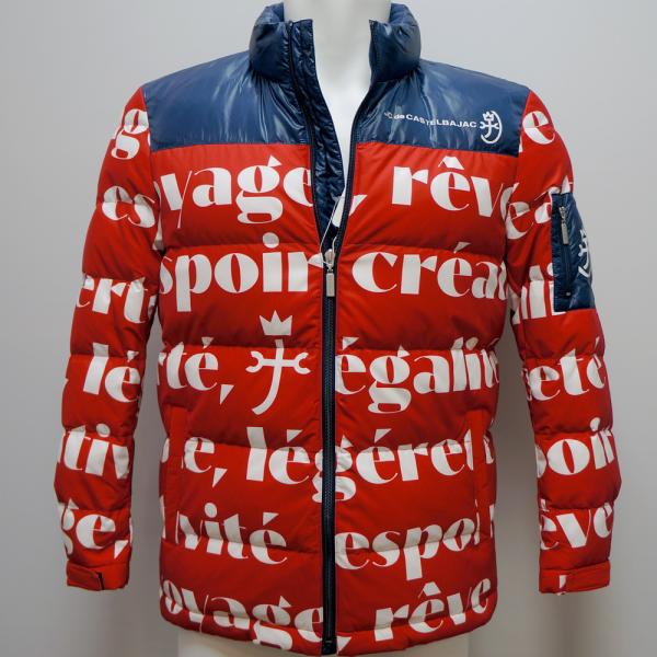 カステルバジャック・24 秋冬 AW・新作・ロゴ総柄 ダウン ジャケット(M)(L)(LL)7214412102-80|aldo洋品店